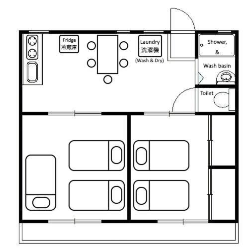 Guest House Meets Okayama All Private Room Hostel Exterior foto
